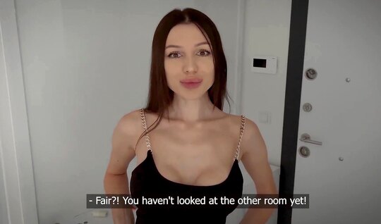 Russian beauty is always ready to give a blowjob to a cute guy