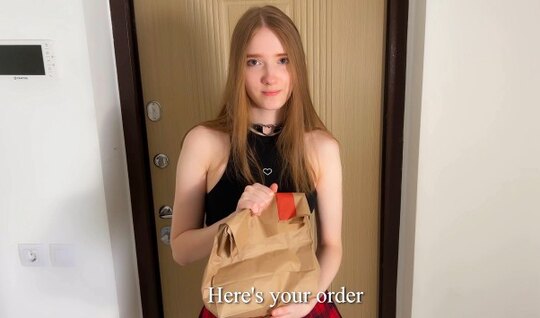 In home porn, the guy treated the deliveryer a member