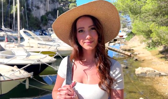 Outdoors, the cutie had a great time with a hot dick...