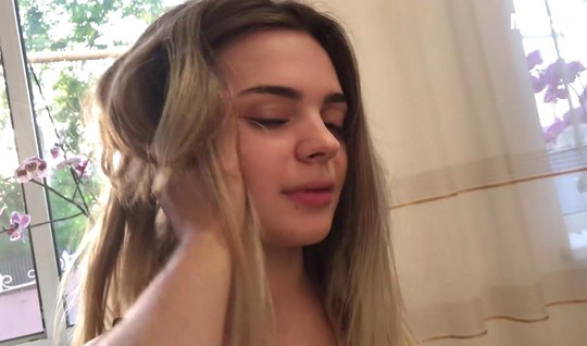 Girlfriend got thick cum on face in homemade porn
