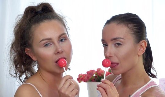 Sex toys and oral sex lesbians please each other