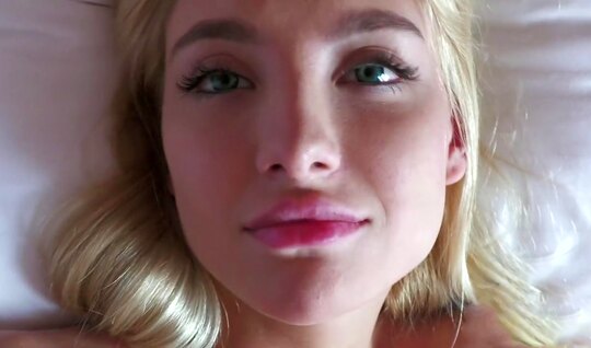 Cute blonde double penetrated casting fucked