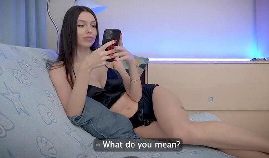 A Russian girl with tattoos punched her old friend in the pussy